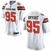 Nike Men & Women & Youth Browns #95 Bryant White Team Color Game Jersey,baseball caps,new era cap wholesale,wholesale hats